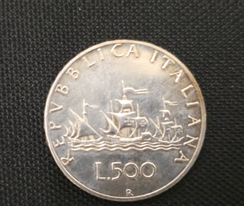 500 lire argento caravelle - lire,