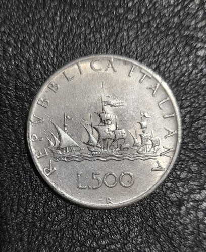 Moneta 500 lire - moneta,
