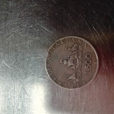  Moneta Rara 500 lire, Argento