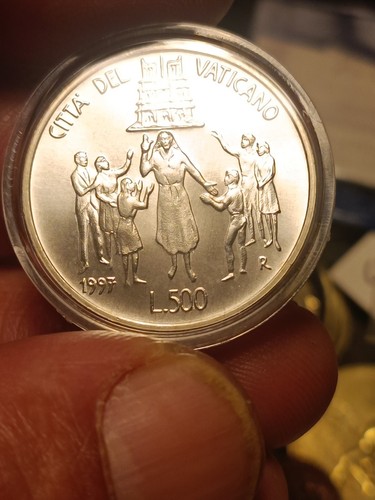 Vaticano 1997 rara moneta 500 - rara,
