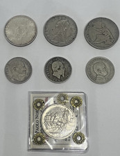 LOTTO 7 MONETE IN ARGENTO