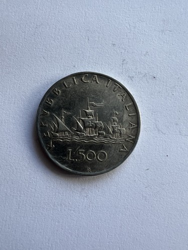 Italia 500 lire - lire, argento