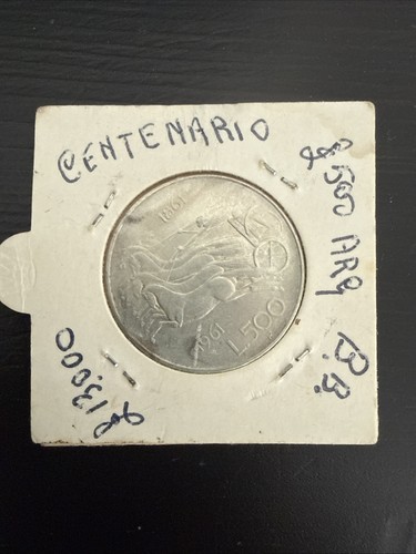 500 lire argento - , centenario