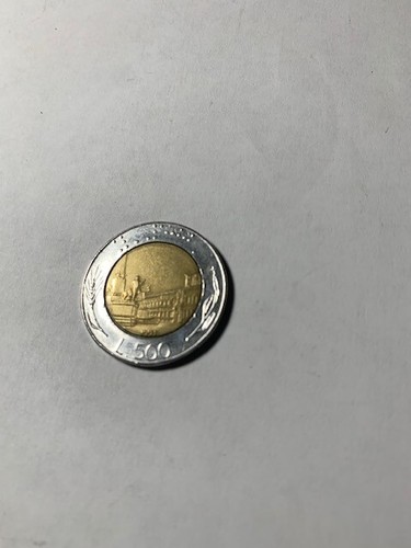 Monete argento 500 - 500, lire