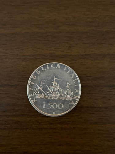 500 lire caravelle argento