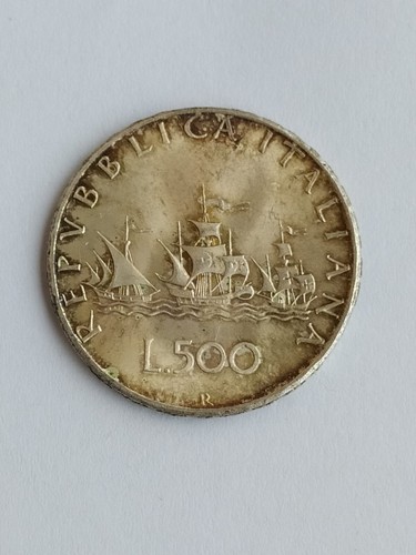 500 lire argento caravelle - 500,